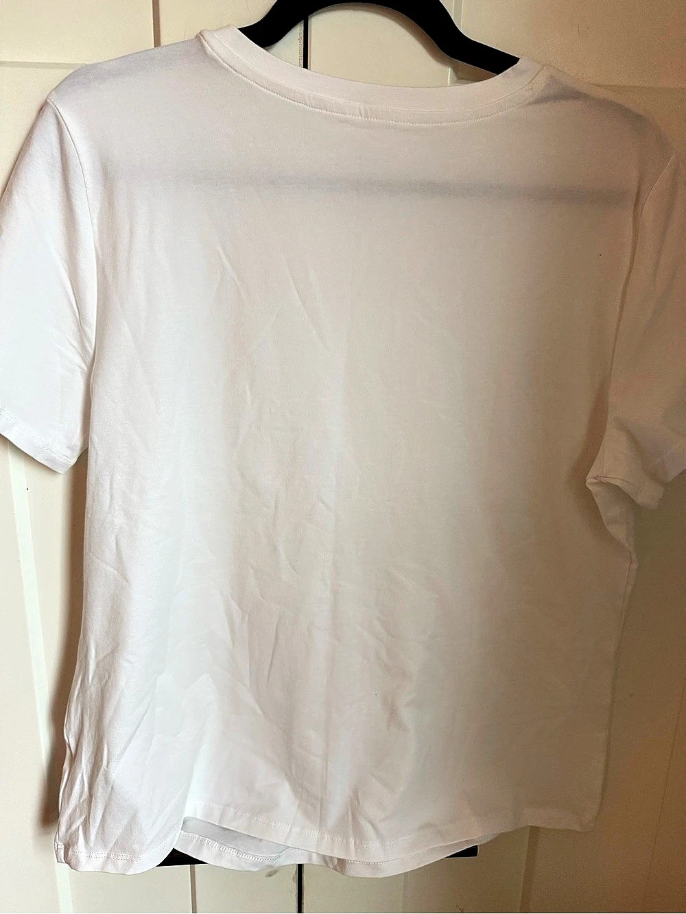 NWT a new day Women's Short Sleeve T-Shirt White Short Sleeve Tee Large